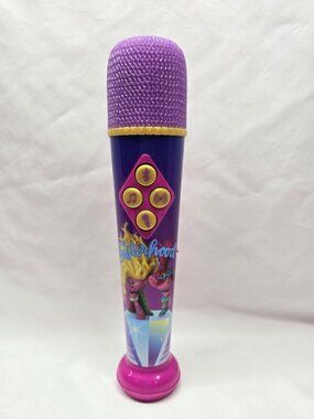 eKids Trolls Bluetooth Karaoke Microphone for Kids- Light Up